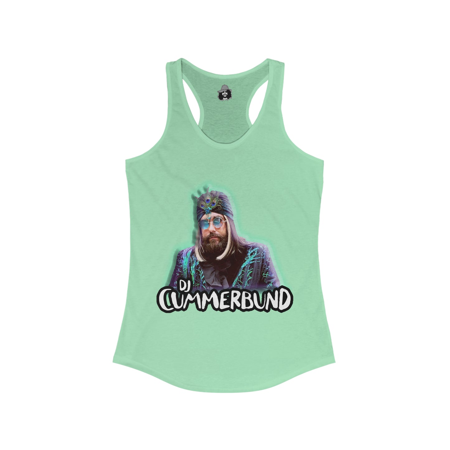 DJ Cummerbund & Logo Women's Cut Tank Top