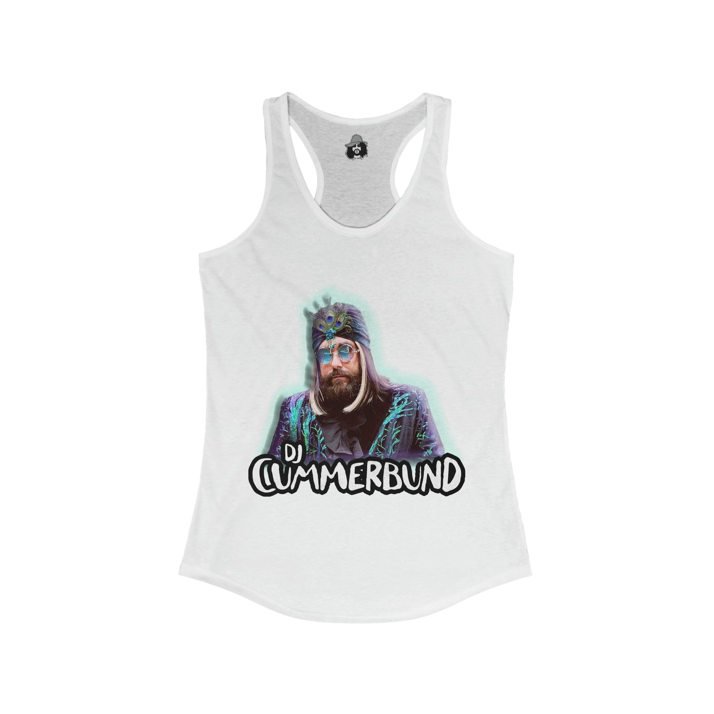 DJ Cummerbund & Logo Women's Cut Tank Top