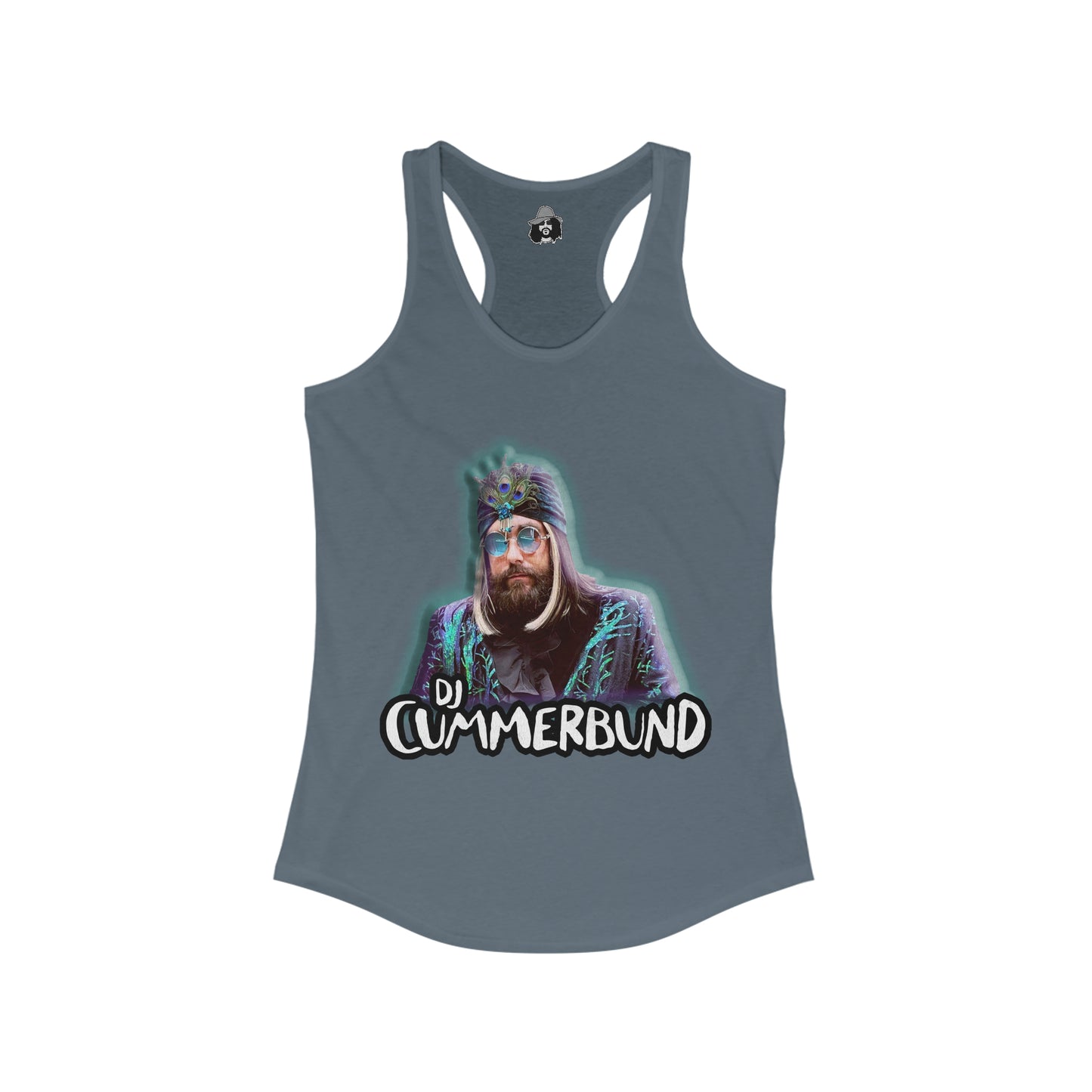 DJ Cummerbund & Logo Women's Cut Tank Top