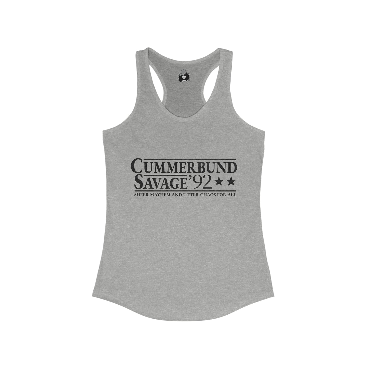 Cummerbund For President Light and Black Women's Cut Tank Top