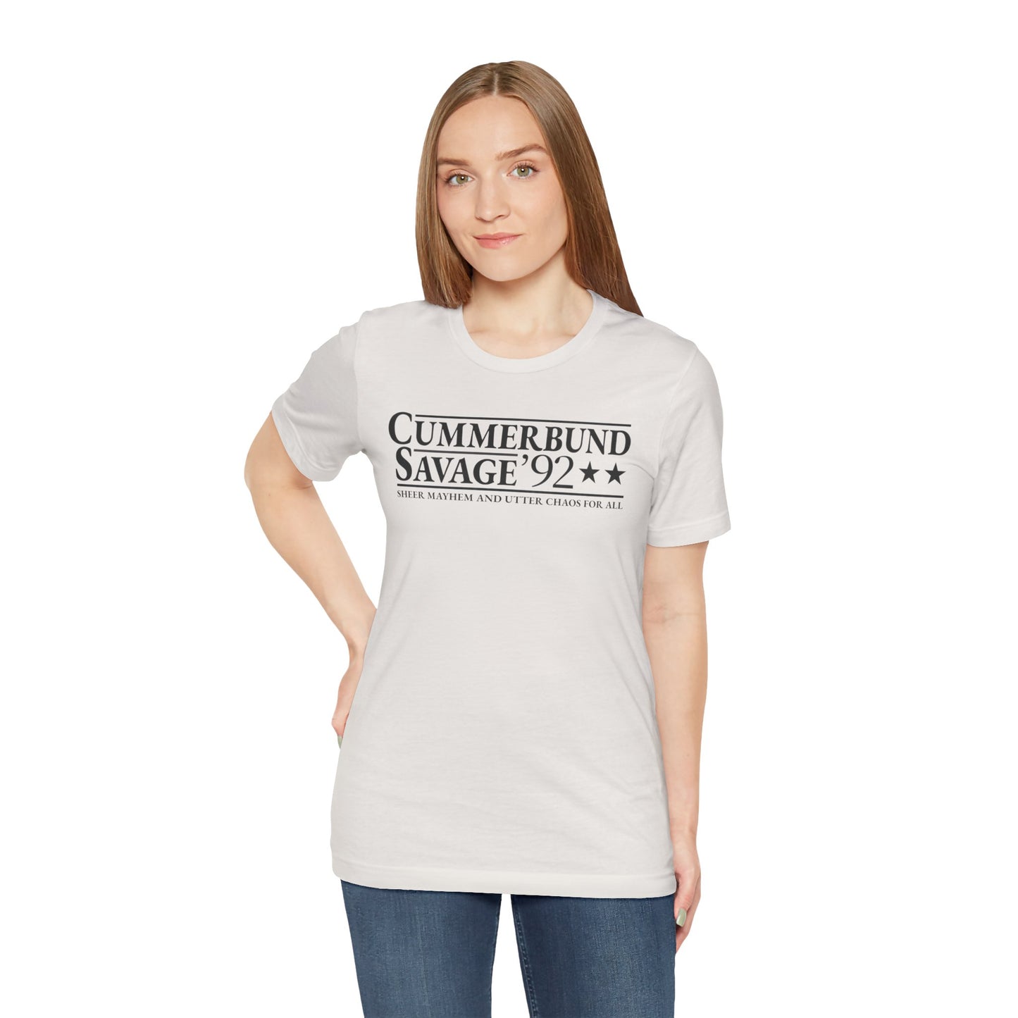 Cummerbund for President Light and Black T-Shirt