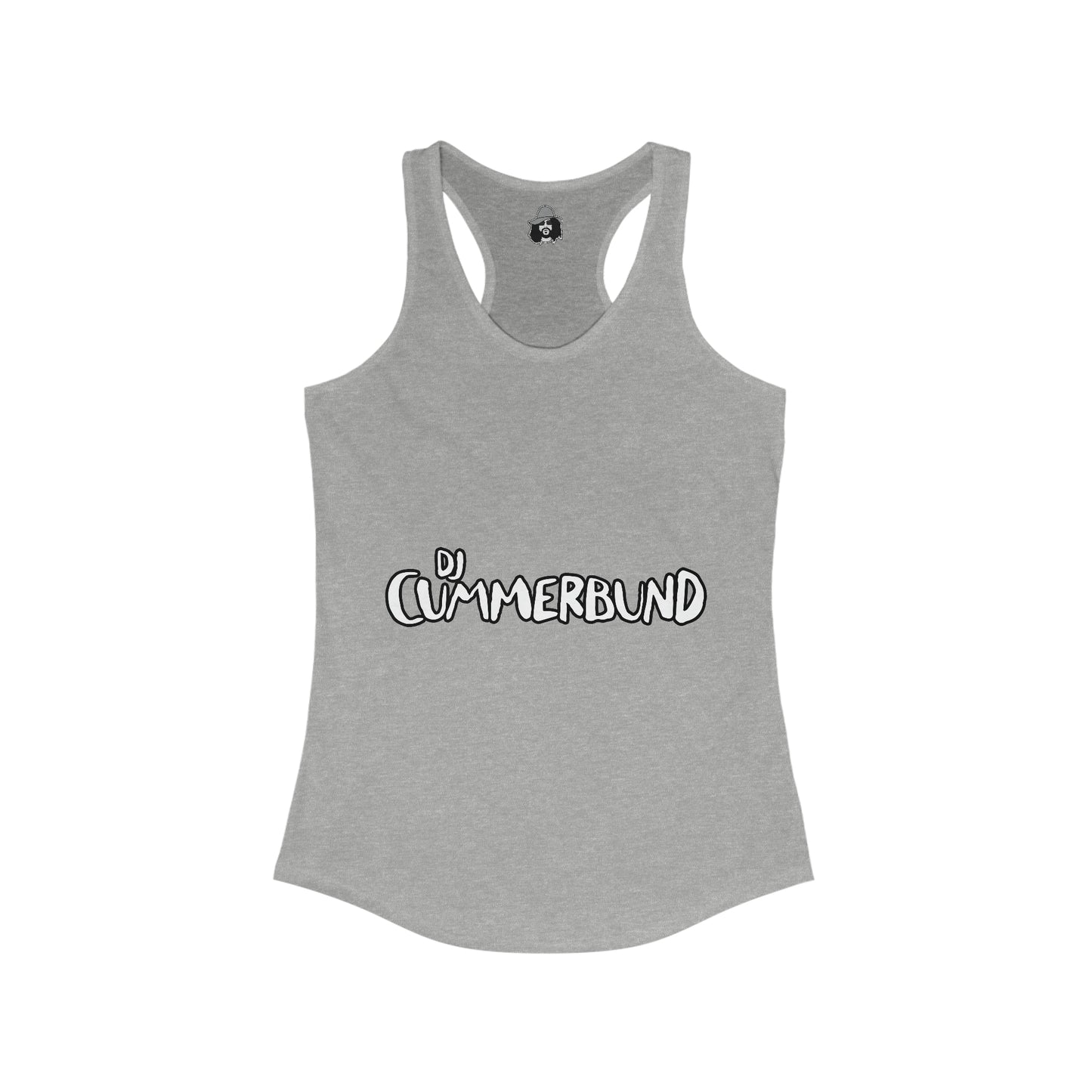 DJ Cummerbund Logo Women's Cut Tank Top