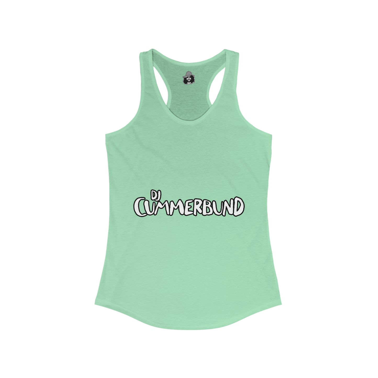 DJ Cummerbund Logo Women's Cut Tank Top