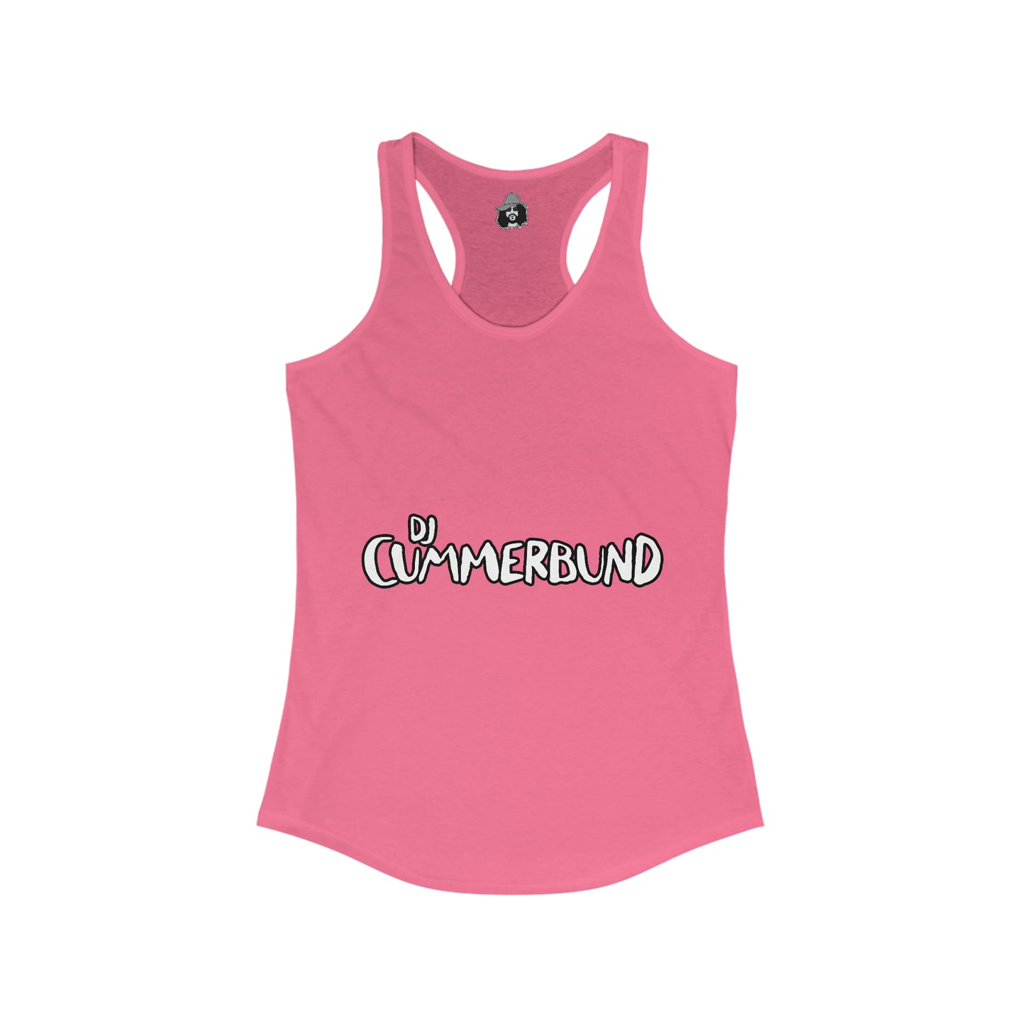 DJ Cummerbund Logo Women's Cut Tank Top