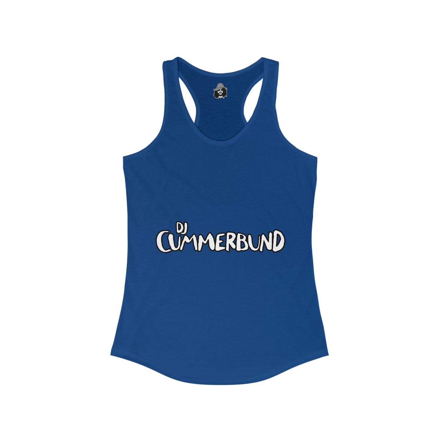 DJ Cummerbund Logo Women's Cut Tank Top