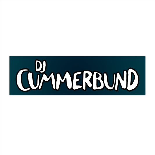 DJ Cummerbund Bumper Sticker