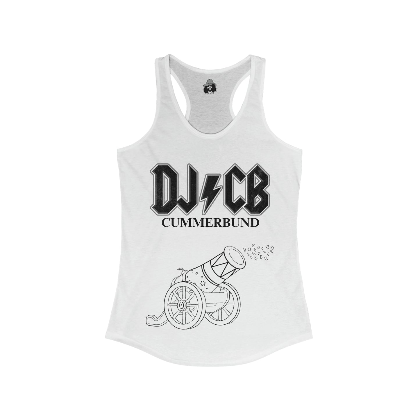 DJ/CB With Cannon Light Women's Cut Tank Top