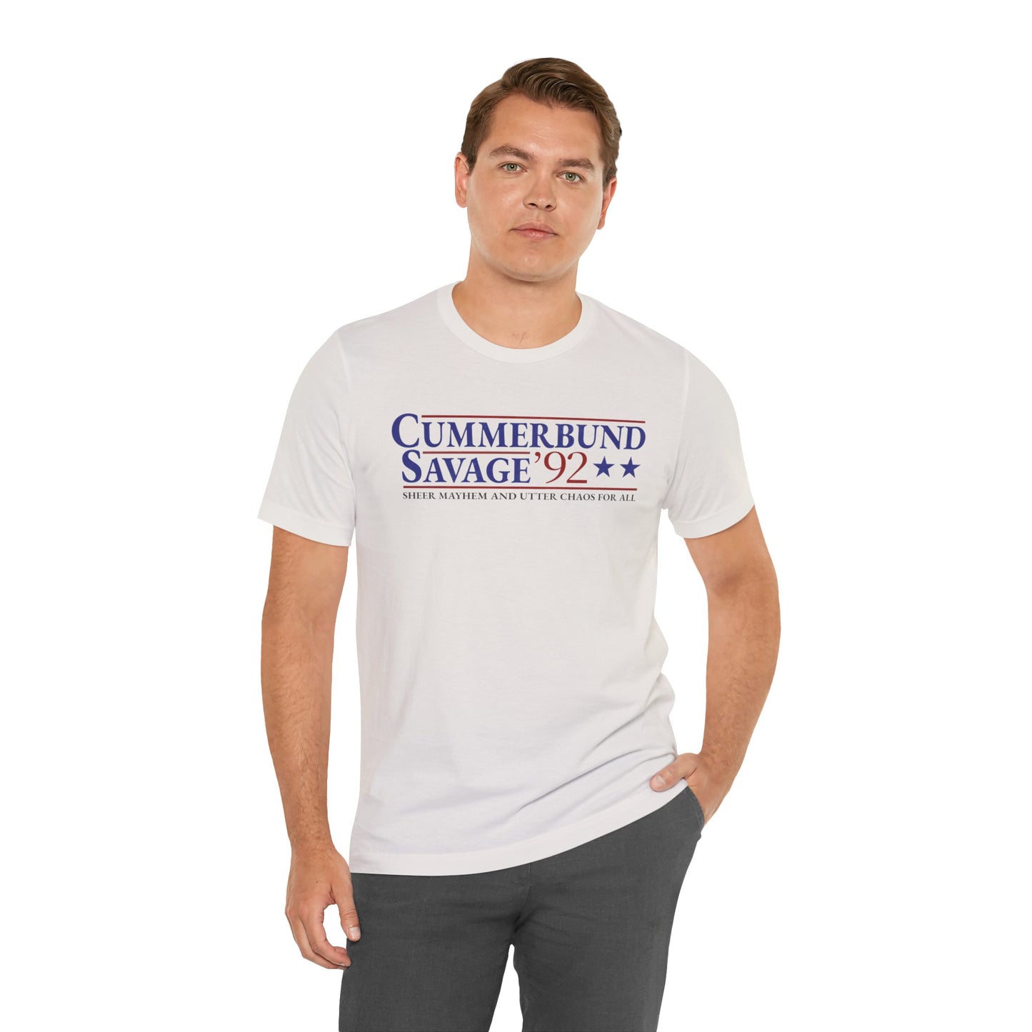 Cummerbund for President Light and Colorful T-Shirt