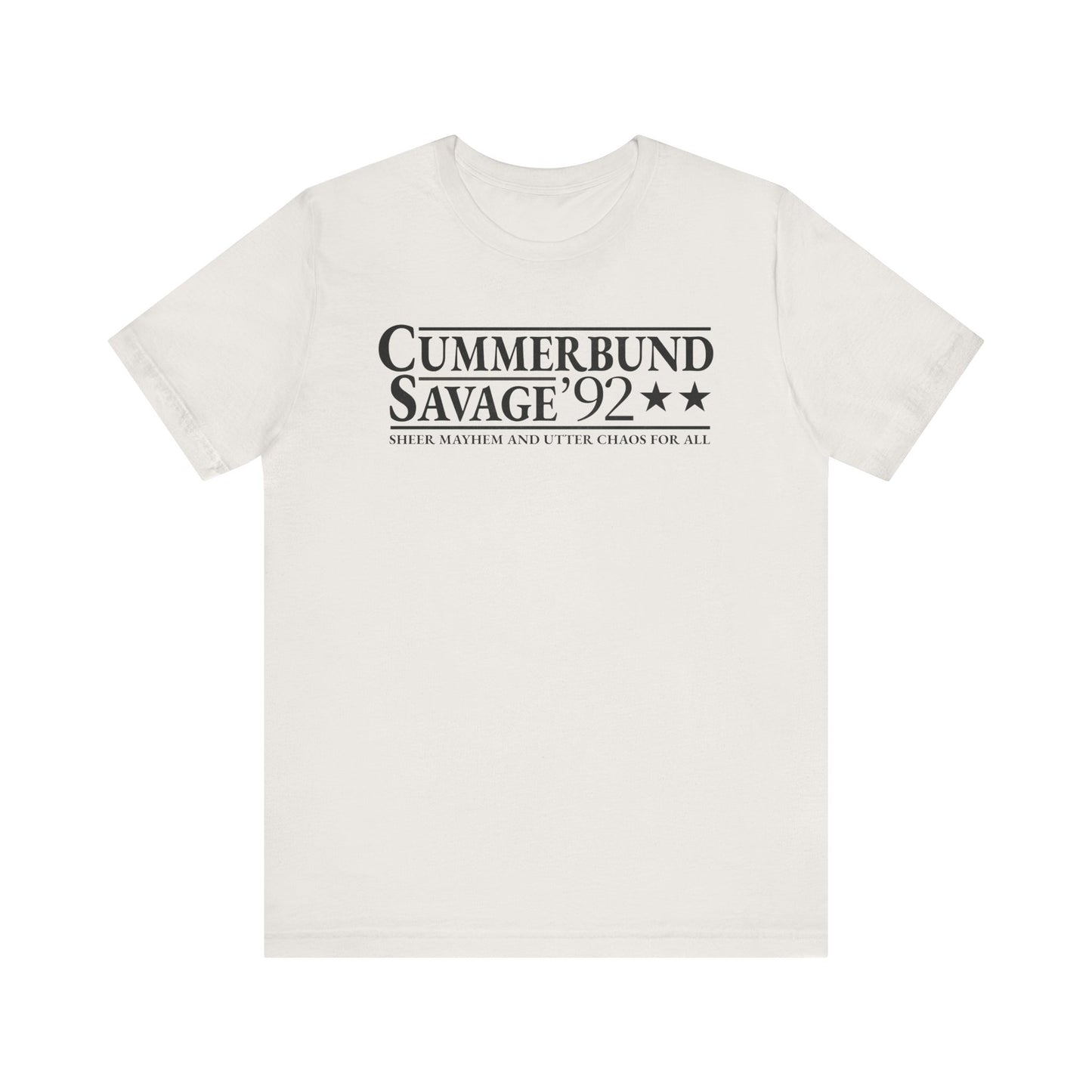 Cummerbund for President Light and Black T-Shirt