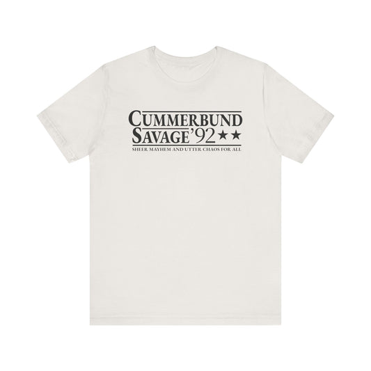 Cummerbund for President Light and Black T-Shirt