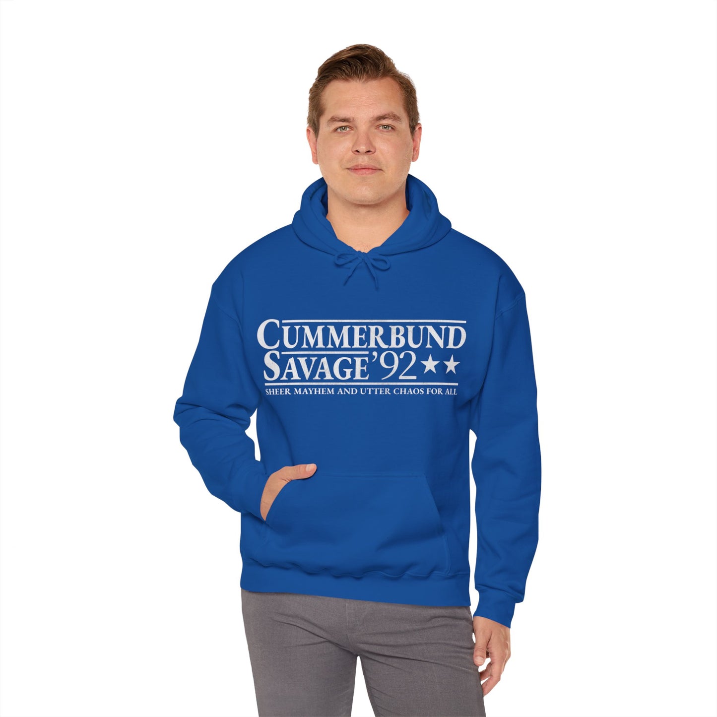 Cummerbund for President Colorful and White Hoodie