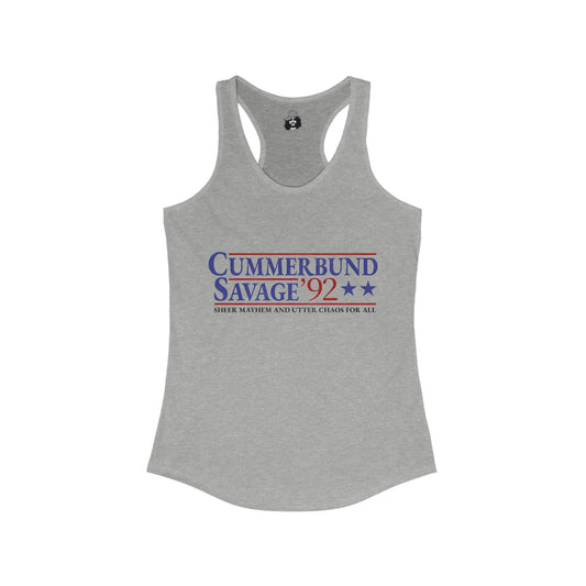 Cummerbund For President Light and Colorful Women's Cut Tank Top