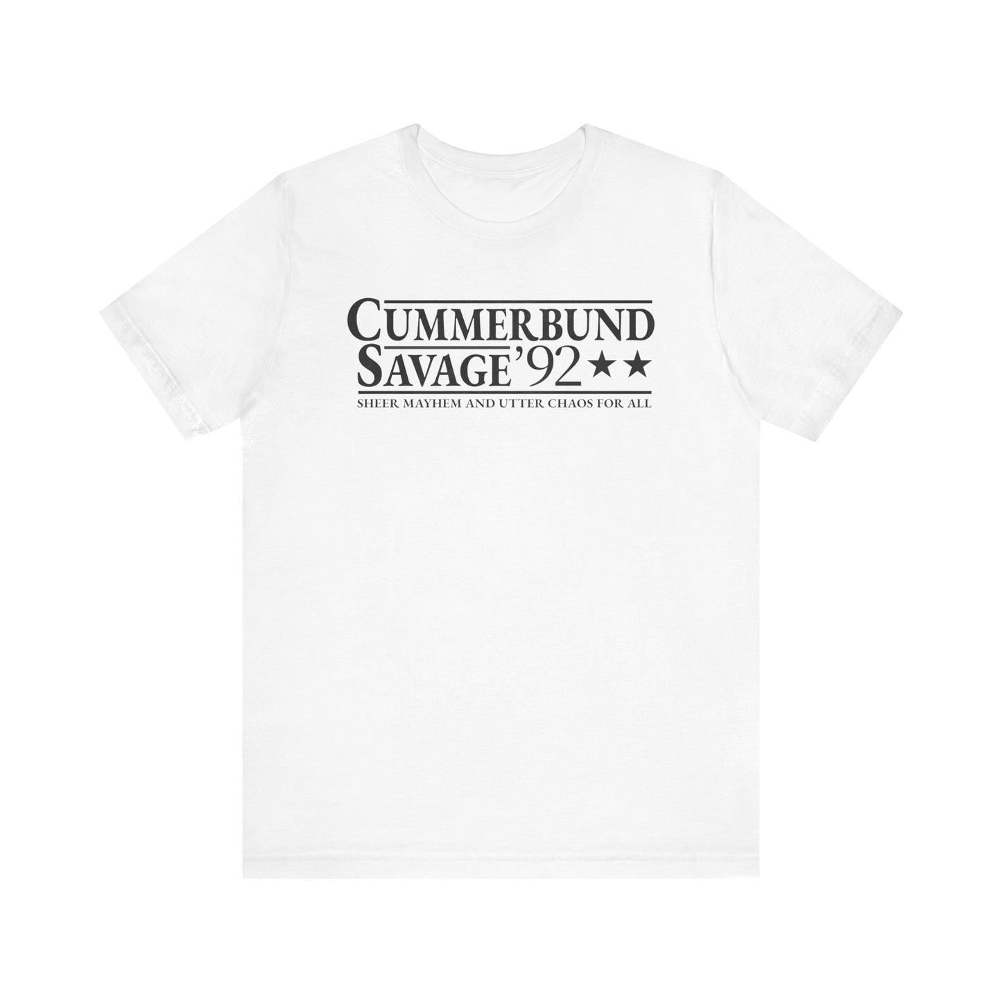Cummerbund for President Light and Black T-Shirt