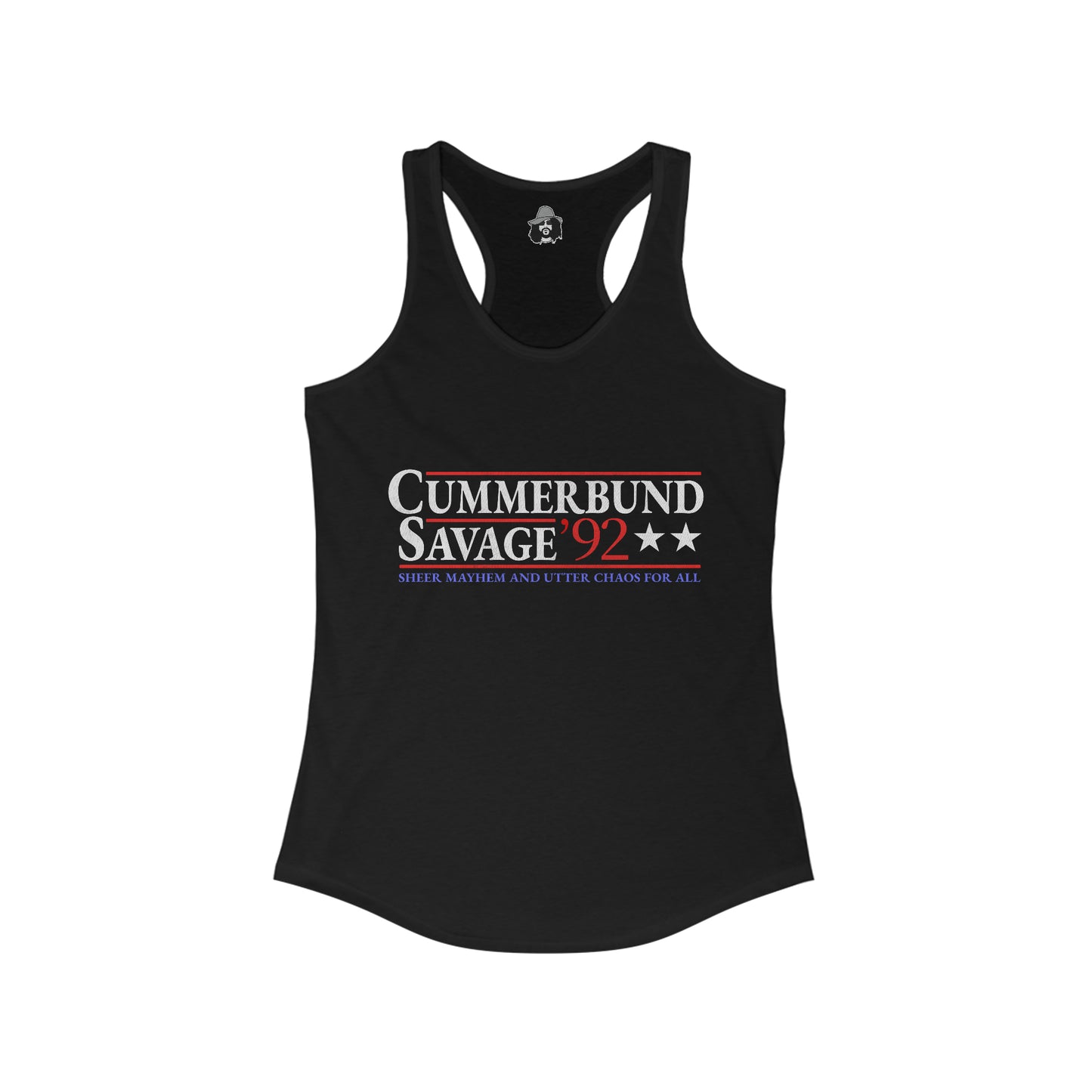 Cummerbund For President Dark and Colorful Women's Cut Tank Top