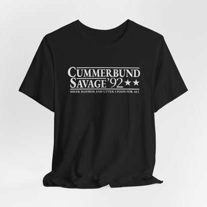 Cummerbund for President Colorful and White T-Shirt