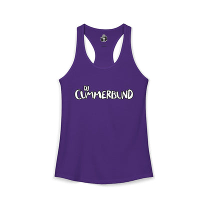 DJ Cummerbund Logo Women's Cut Tank Top