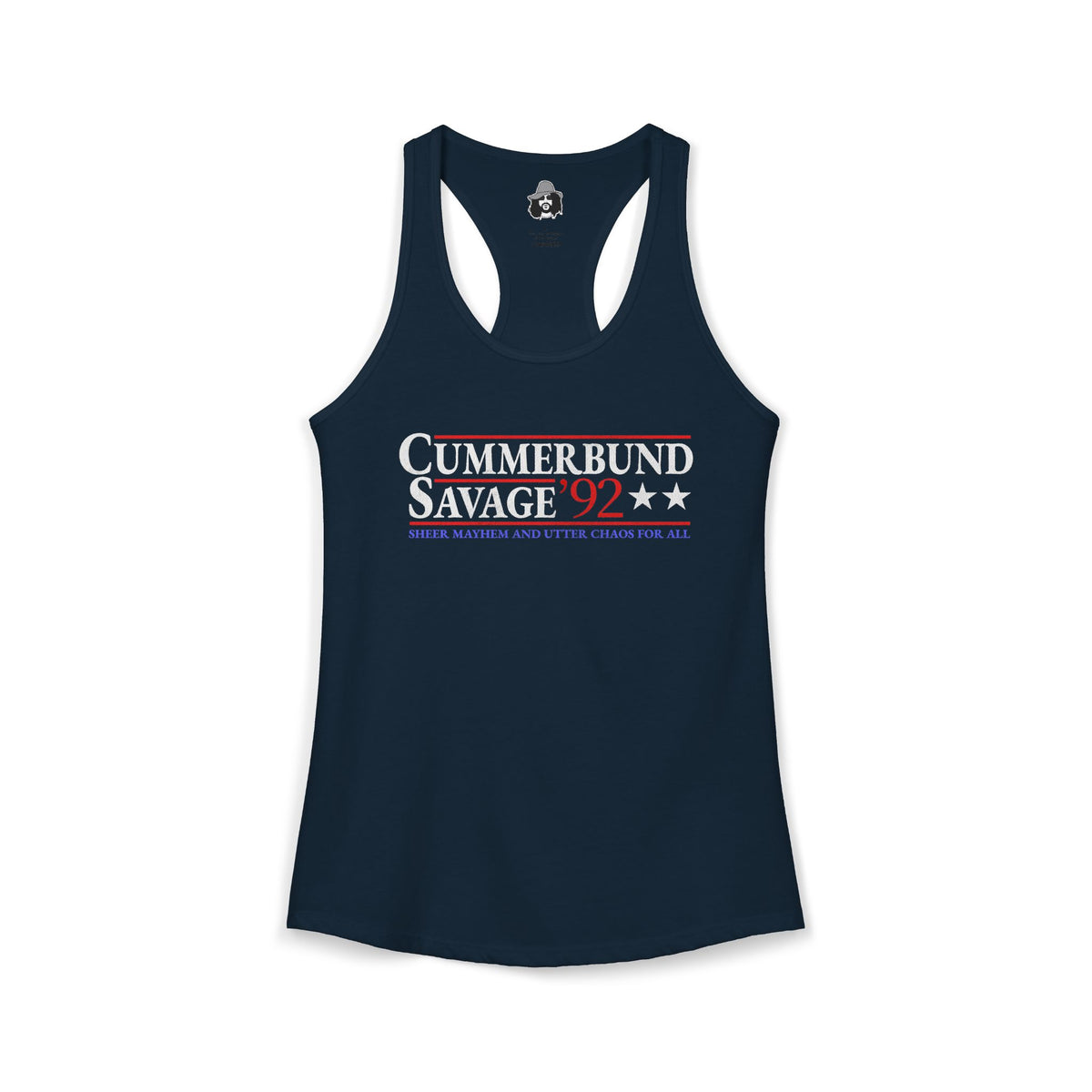 Cummerbund for President Dark and Colorful Women's Cut Tank Top