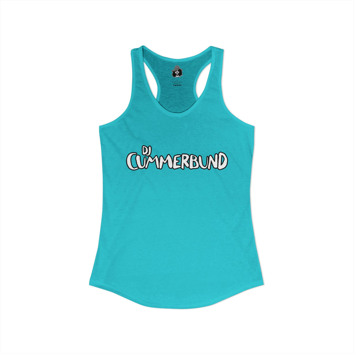 DJ Cummerbund Logo Women's Cut Tank Top