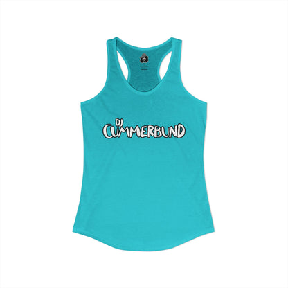 DJ Cummerbund Logo Women's Cut Tank Top