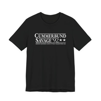 Cummerbund for President Colorful and White T-Shirt