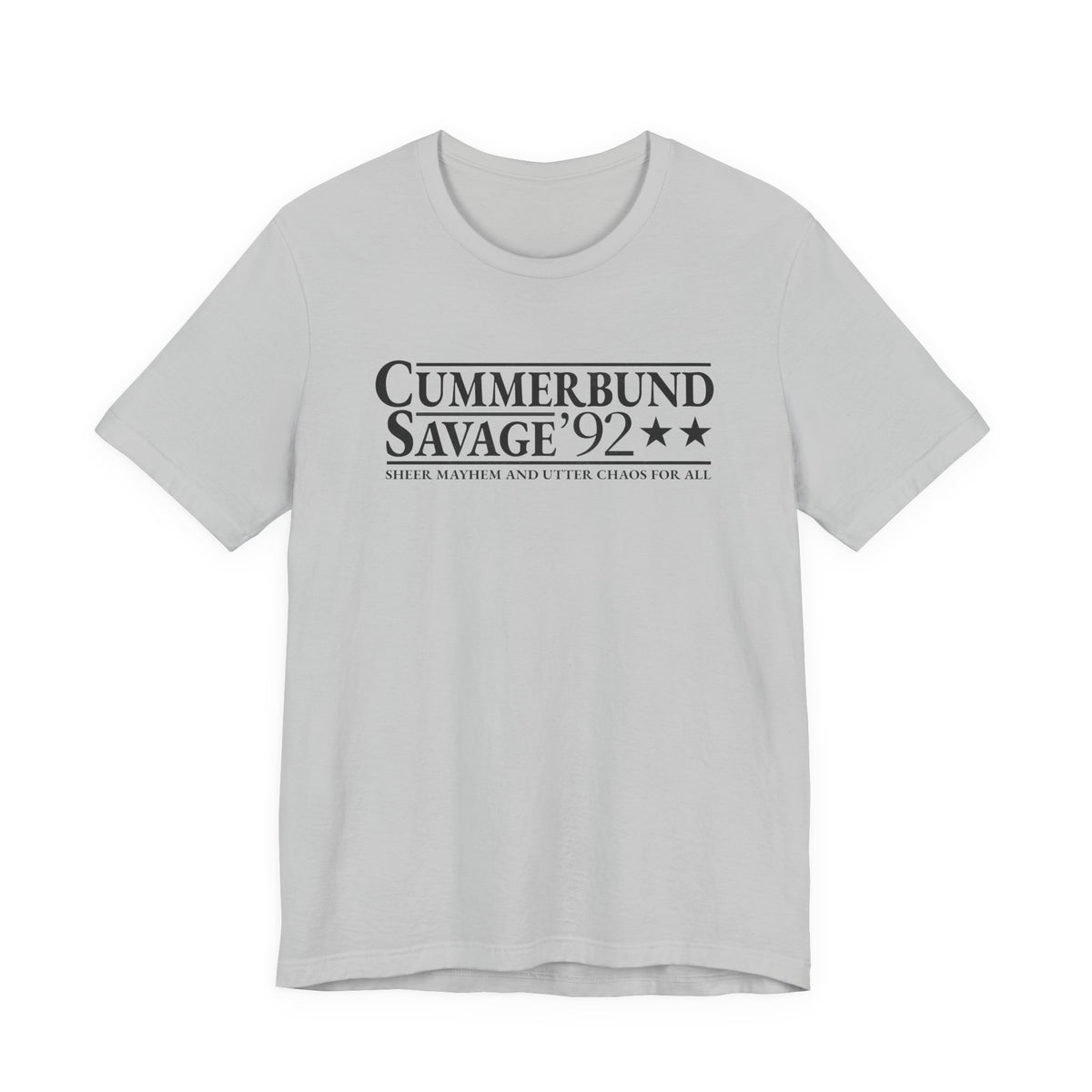 Cummerbund for President Light and Black T-Shirt