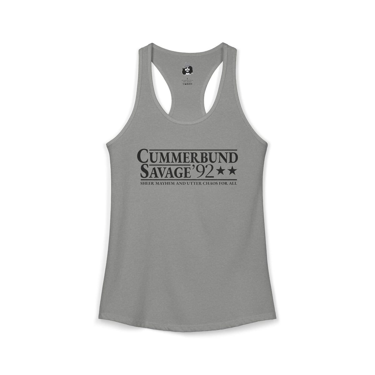 Cummerbund for President Light and Black Women's Cut Tank Top