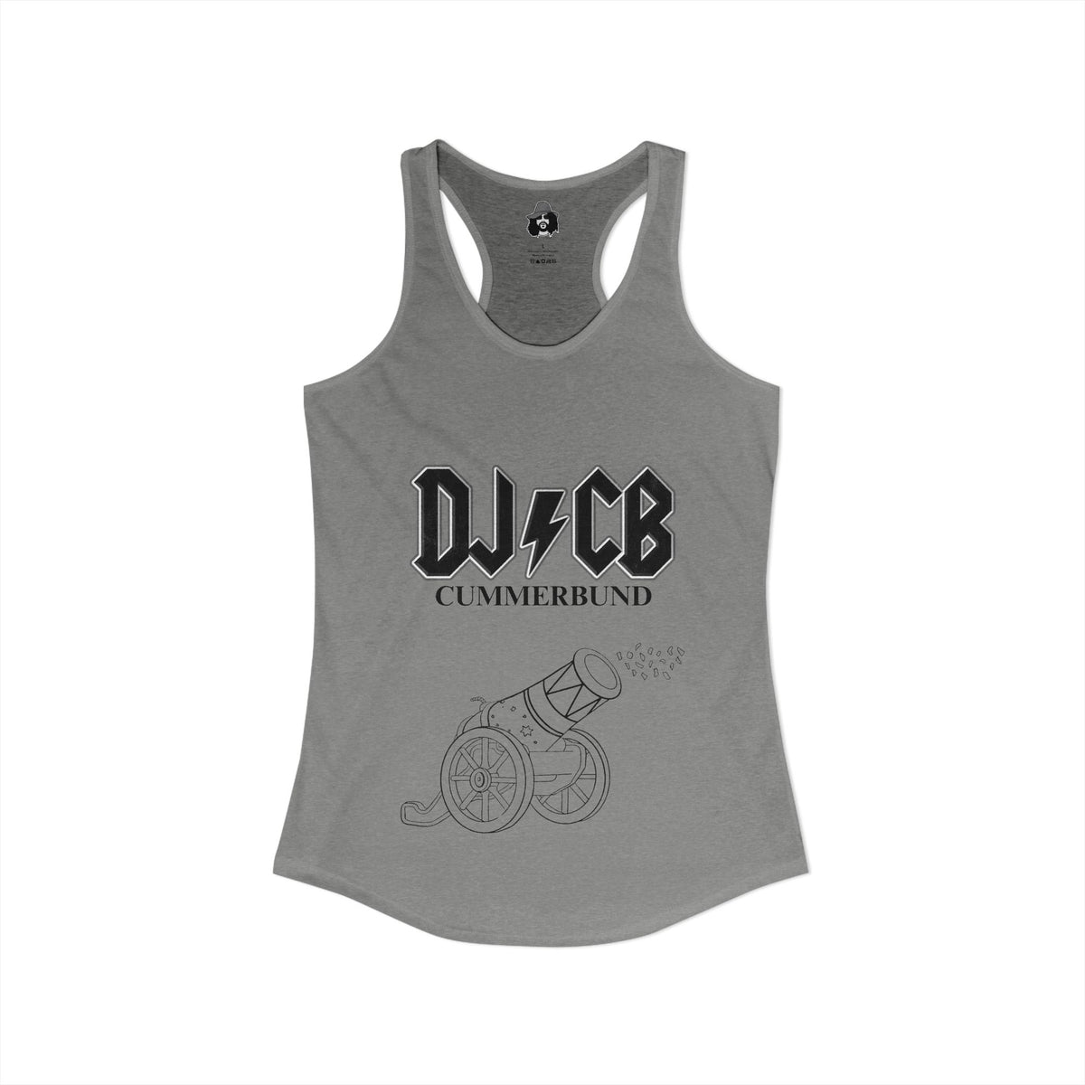 DJ/CB With Cannon Light Women's Cut Tank Top