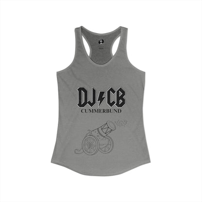 DJ/CB With Cannon Light Women's Cut Tank Top