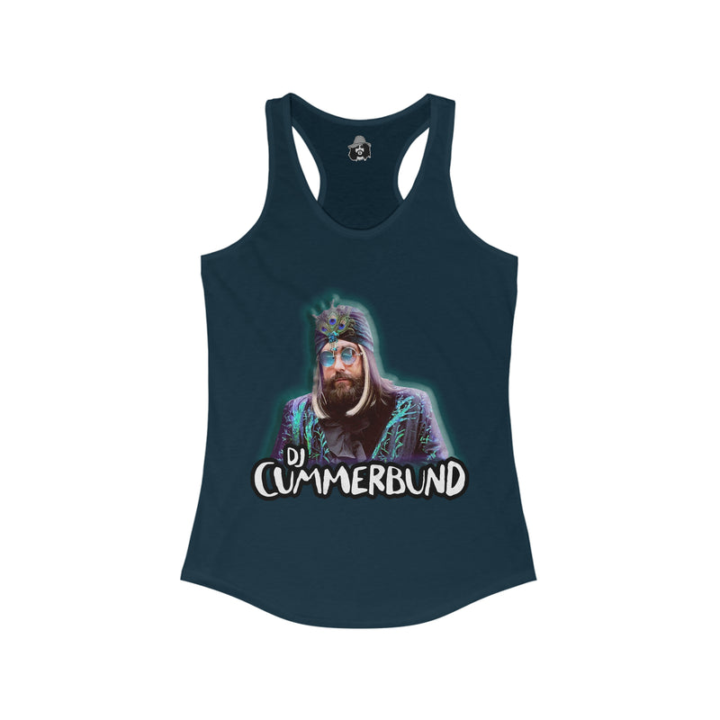 DJ Cummerbund & Logo Women's Cut Tank Top