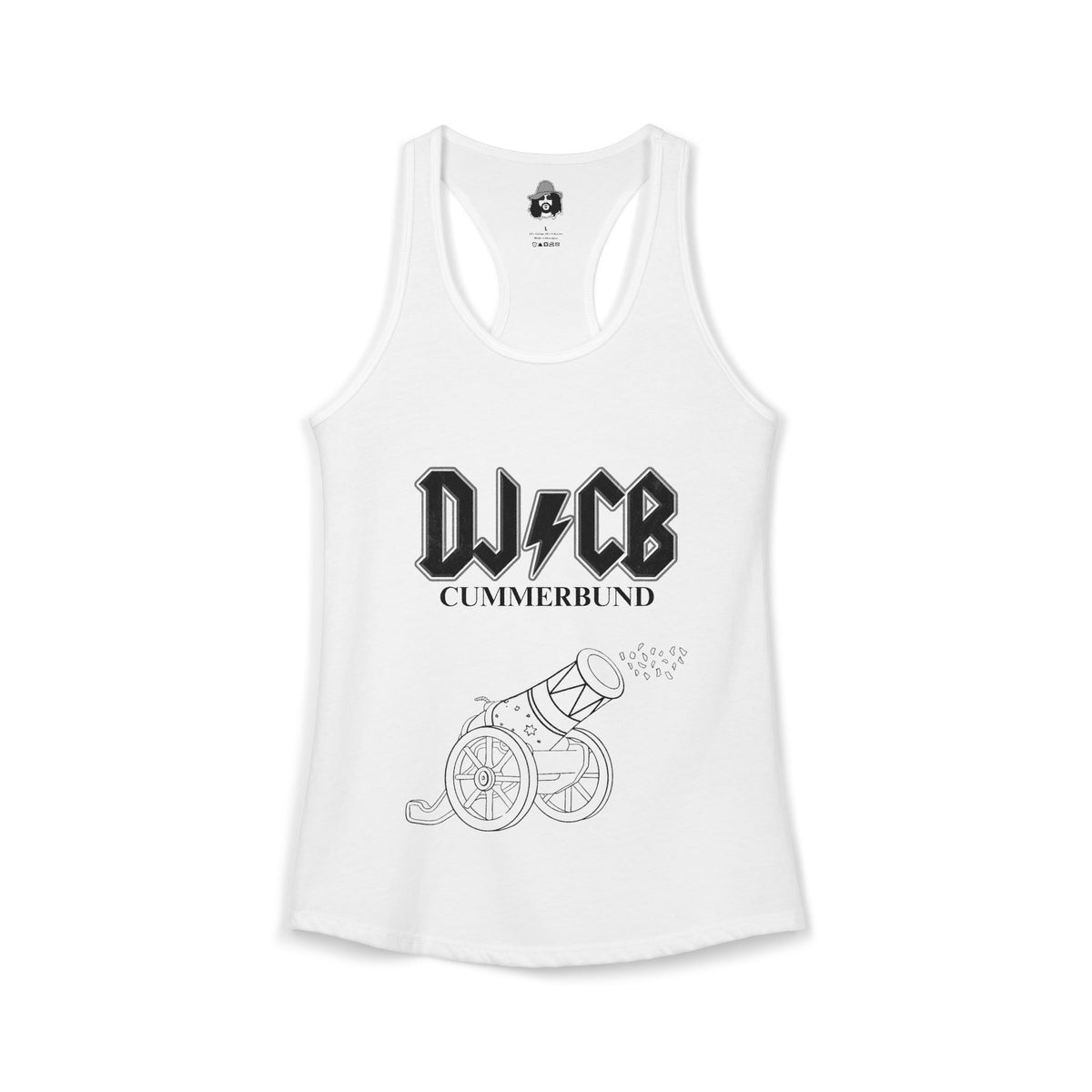 DJ/CB With Cannon Light Women's Cut Tank Top