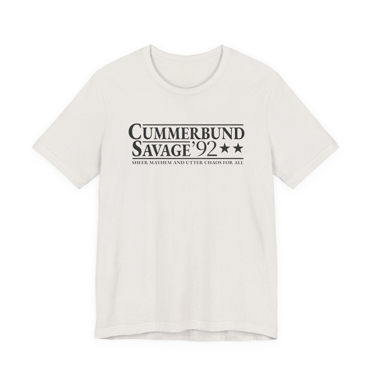 Cummerbund for President Light and Black T-Shirt