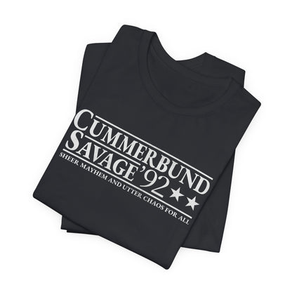 Cummerbund for President Colorful and White T-Shirt