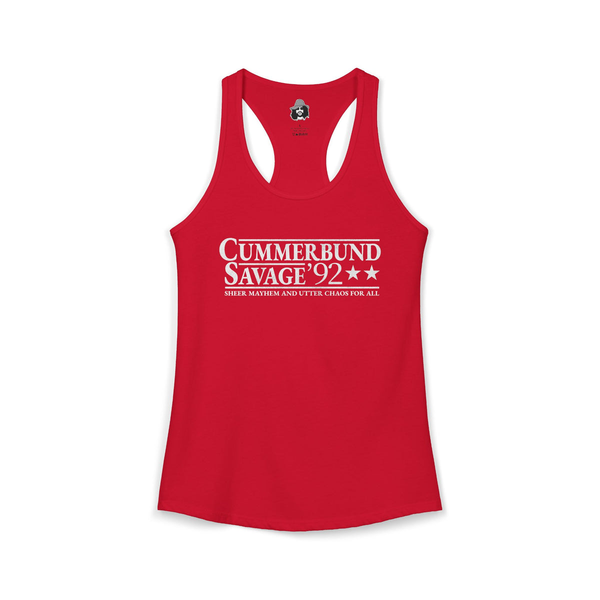 Cummerbund for President Colorful and White Women's Cut Tank Top