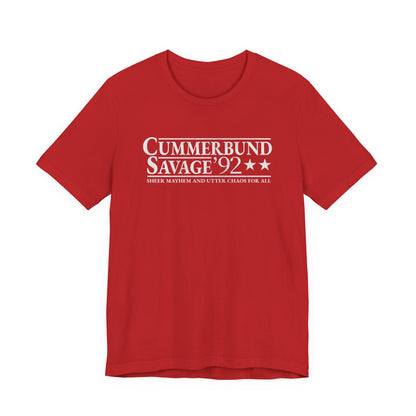 Cummerbund for President Colorful and White T-Shirt