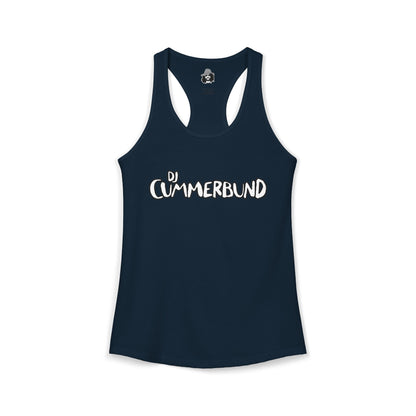 DJ Cummerbund Logo Women's Cut Tank Top