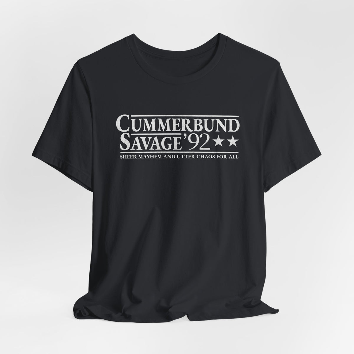 Cummerbund for President Colorful and White T-Shirt