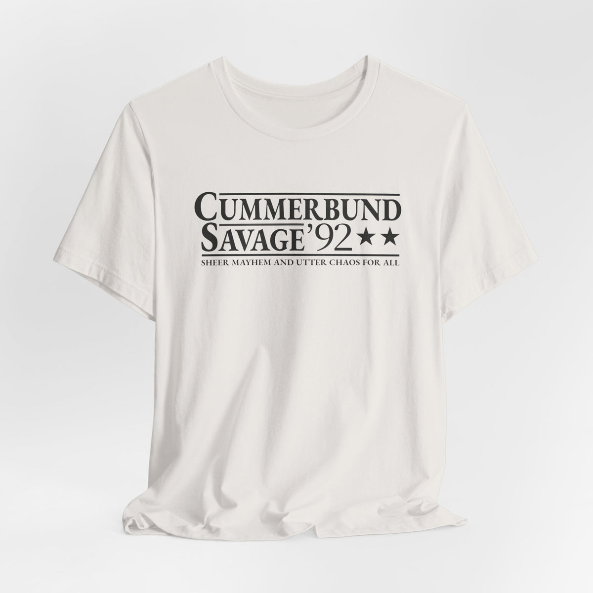 Cummerbund for President Light and Black T-Shirt