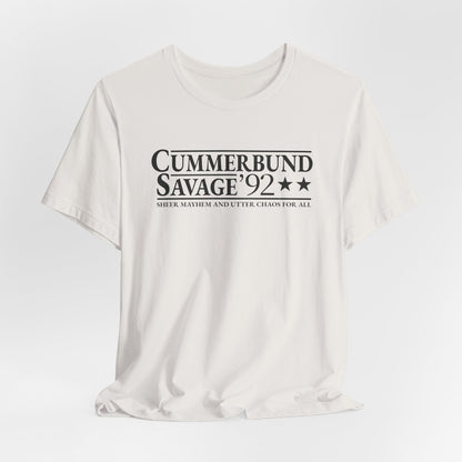 Cummerbund for President Light and Black T-Shirt