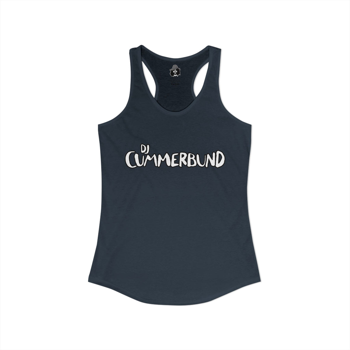 DJ Cummerbund Logo Women's Cut Tank Top