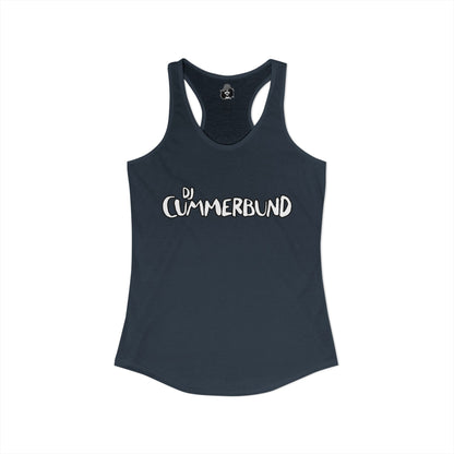 DJ Cummerbund Logo Women's Cut Tank Top