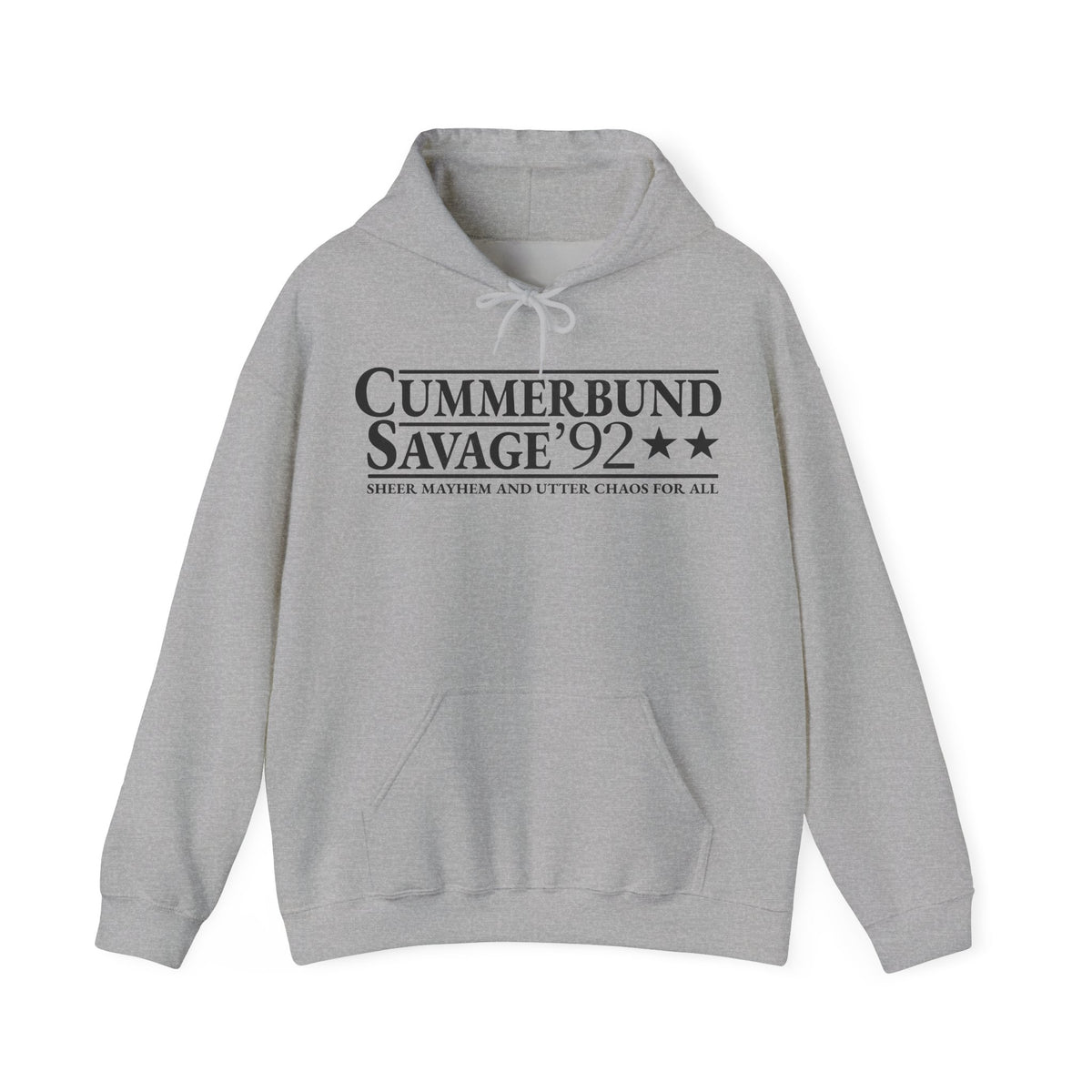 Cummerbund for President Light and Black Hoodie