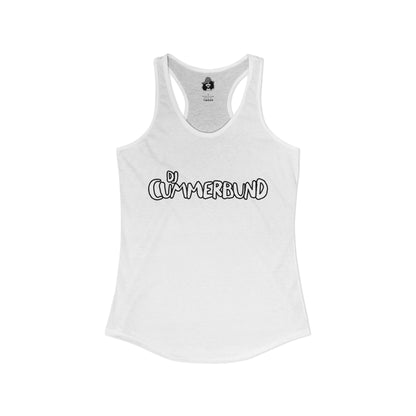 DJ Cummerbund Logo Women's Cut Tank Top