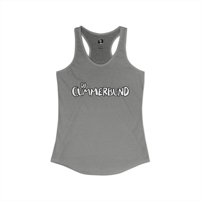 DJ Cummerbund Logo Women's Cut Tank Top