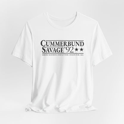 Cummerbund for President Light and Black T-Shirt