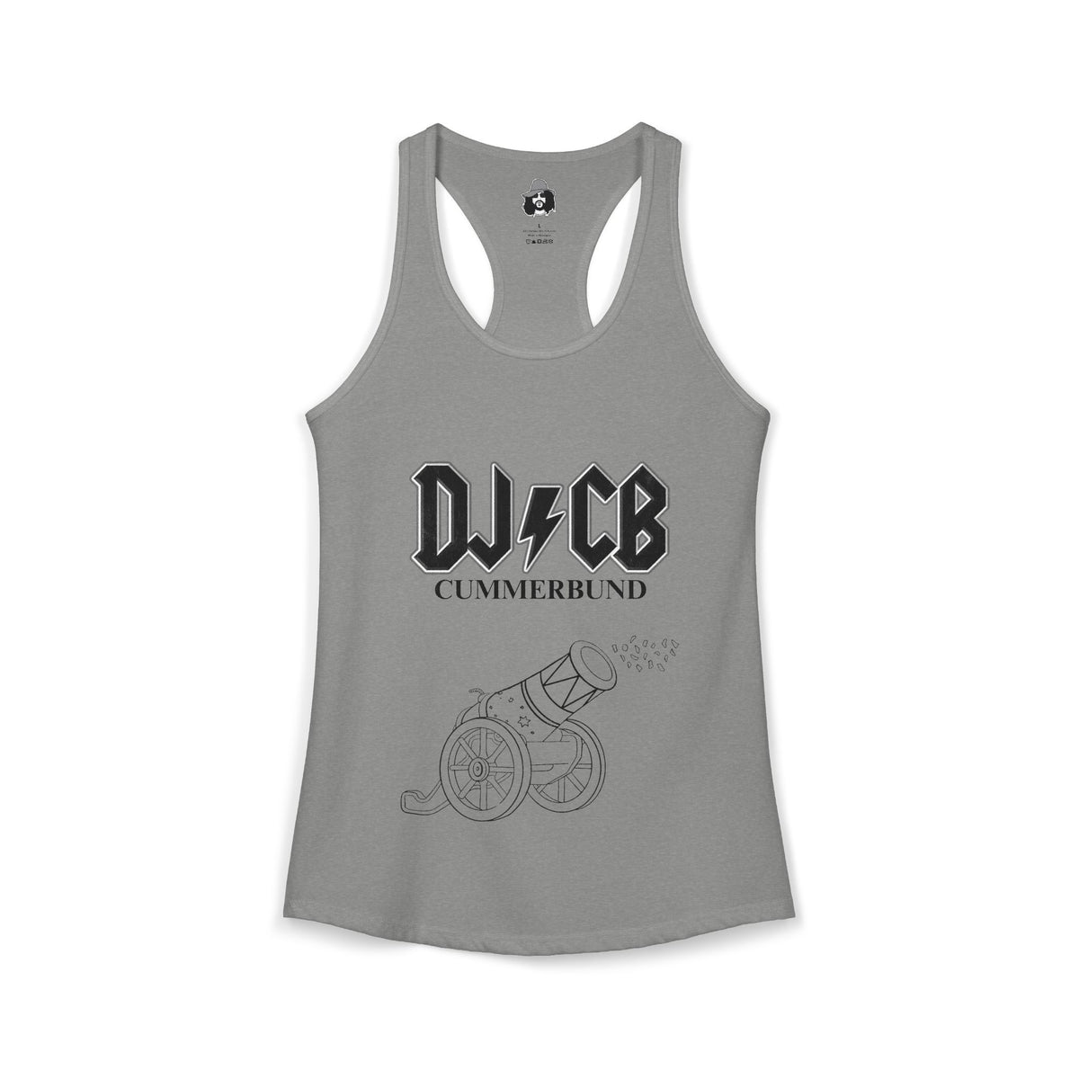 DJ/CB With Cannon Light Women's Cut Tank Top