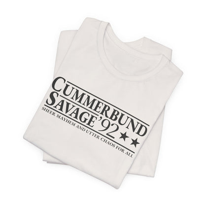 Cummerbund for President Light and Black T-Shirt