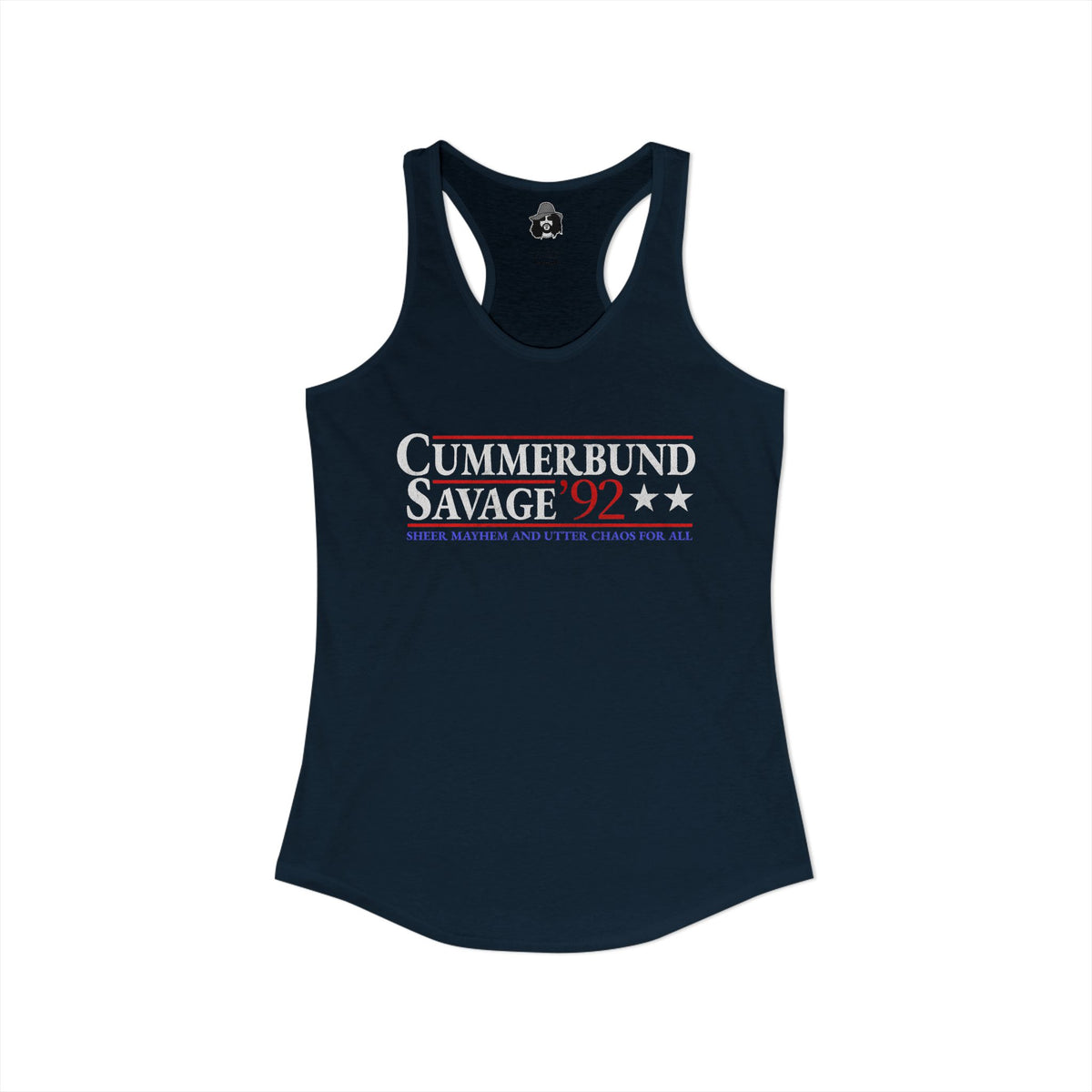 Cummerbund for President Dark and Colorful Women's Cut Tank Top