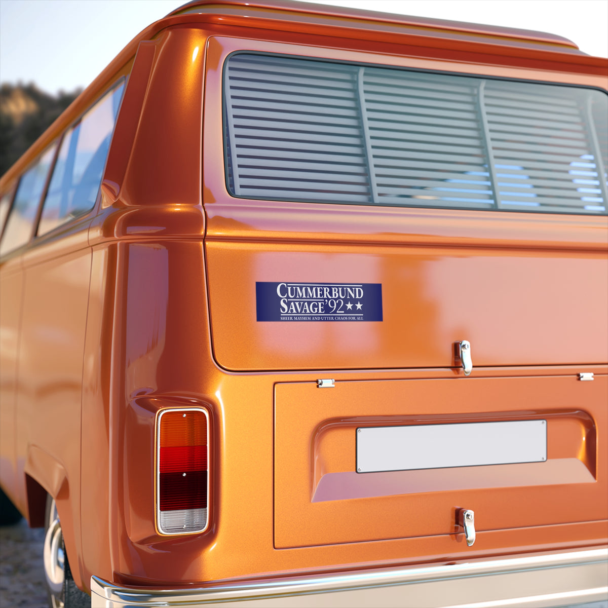 Cummerbund For President Blue Bumper Sticker