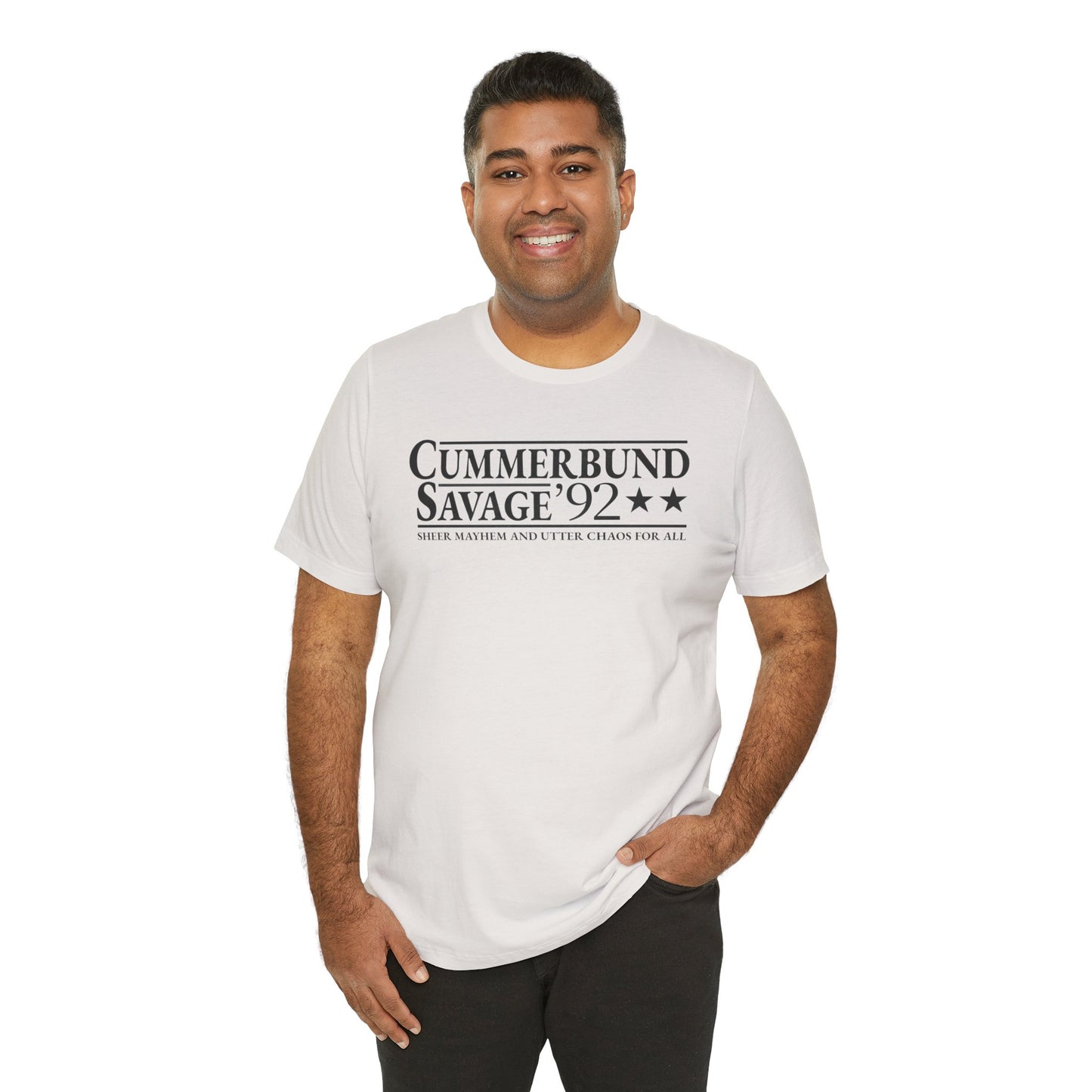 Cummerbund for President Light and Black T-Shirt