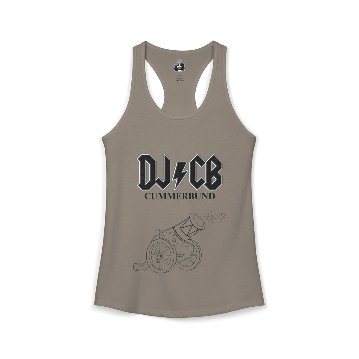 DJ/CB With Cannon Light Women's Cut Tank Top